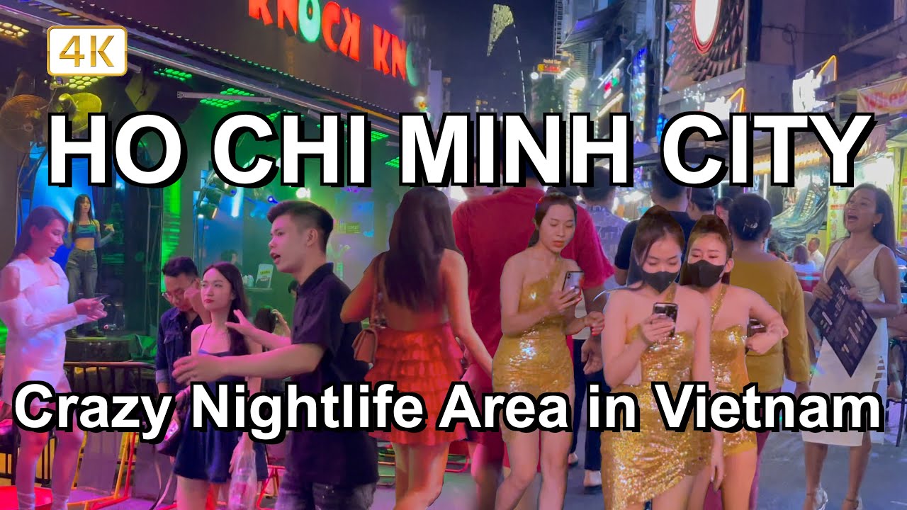 Embark on a walking tour at Bui Vien Street.