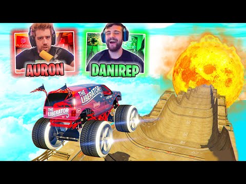 MEGA RAMPA 888.000% IMPOSIBLE! DIRECTO COMPLETO CON AURONPLAY , IBAI Y AMIGOS! - GTA V ONLINE