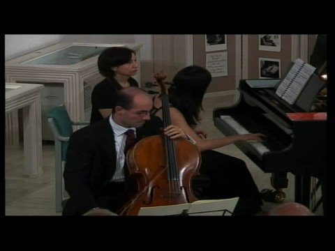 Beethoven Sonata Op5 n1 Leandro Carino Sara Danti from Walton's House sept 2008 3 di 4