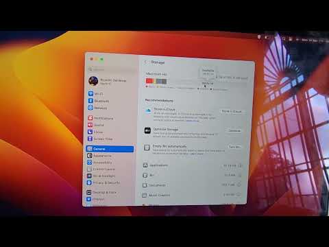 Check Storage on MackBook AirPro {Ventura OS 13}