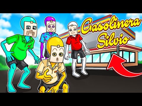 Abrí una GASOLINERA con mis AMIGOS... (y somos aliens) 😅⛽ SILVIOGAMER en ROADSIDE RESEARCH