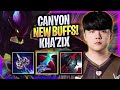 CANYON TRIES KHA'ZIX WITH NEW BUFFS! - GEN Canyon Plays Kha'zix JUNGLE vs Rek'sai! | Season 2024