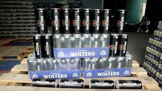 WOLTER BLACK BEER CAN - MADE IN GERMANY.