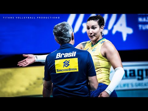 Powerful Volleyball Spikes by Legendary Caixeta Tandara | VNL 2021