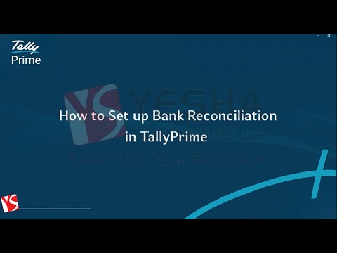 How to Set up Bank Reconciliation in TallyPrime 6.0 | Connect Banking