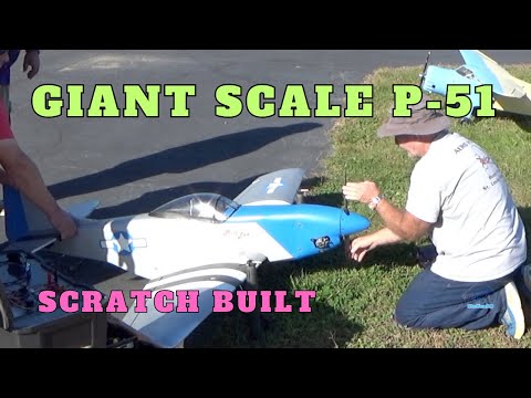 Giant scale P-51D Rc Plane - Scratch build Meister Scale Sport