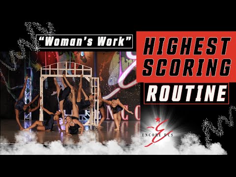 HIGHEST SCORING DANCE ROUTINE 2021 - "Woman's Work" Shooting Stars Dance Studio!