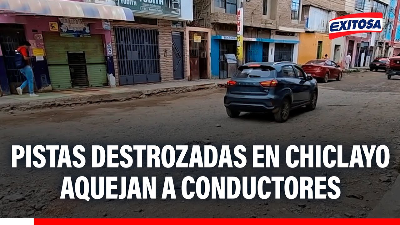 🔴🔵 Chiclayo: conductores demandan a autoridades reparar pistas que dañan sus unidades