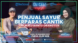 Kisah Inspiratif Via Penjual Sayur Berparas Cantik asal Pati Masih 17 Tahun dan Tak Malu Bantu Ibu