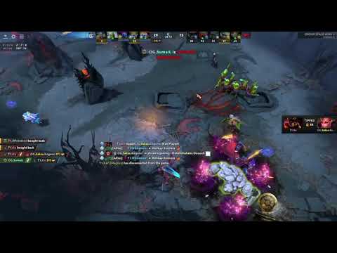 This is why SumaiL is The King. SumaiL Tiny TRIPLE RAMPAGE against T1 - OG vs T1 TI10