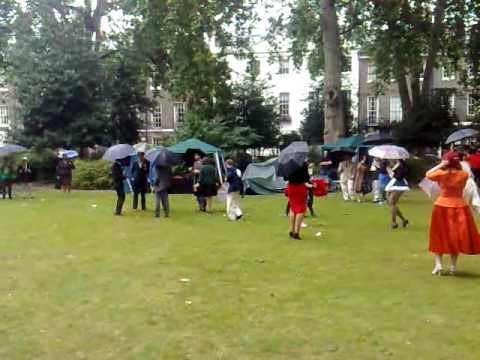 The Chap Olympiad 2009 - Dancing in the rain with umbrellas