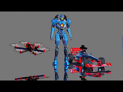 Multi Robot Transforming Games 2021: Formula Car Robot Drone Fights - Android Gameplay