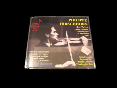 Philippe Hirschhorn TCHAIKOVSKY Violin Concerto