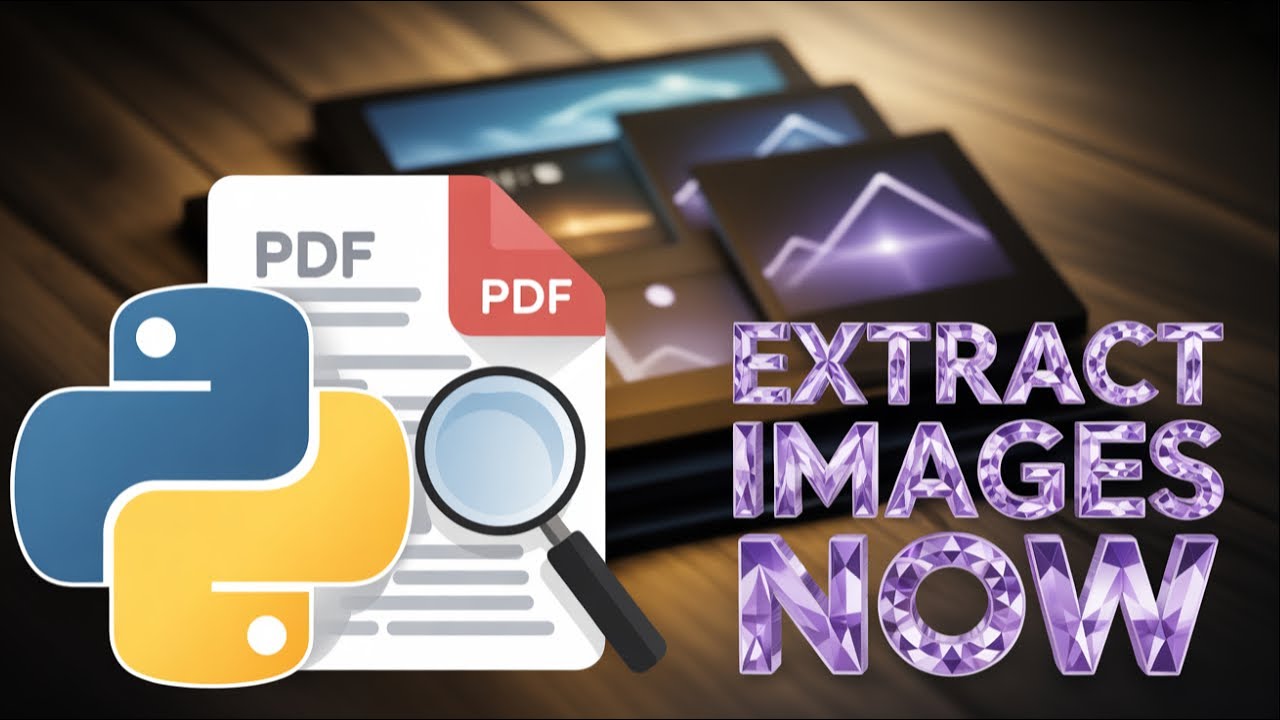 Extract PDF Images: Python Only, NO Apps Needed!