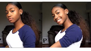 How To: Sleek Ponytail W/ Weave | Protective Style
