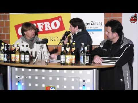 Pressekonferenz 15. Spieltag ECDC Memmingen vs. TSV Peissenberg