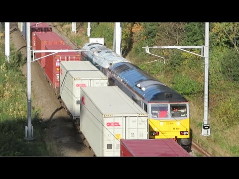UK: DCRail Class 60 60029 hauls Class 50 50008 on a working from Willesden to Eastleigh