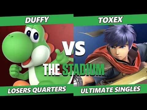 The Stadium 2 Losers Quarters - Toxex (Ike) Vs. Duffy (Yoshi) SSBU Ultimate Tournament