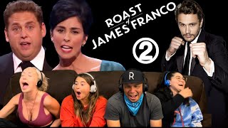 Roast Of JAMES FRANCO (2013) Part 2/6: J0NAH HILL / SARAH SILVERMAN - Comedy Reaction!
