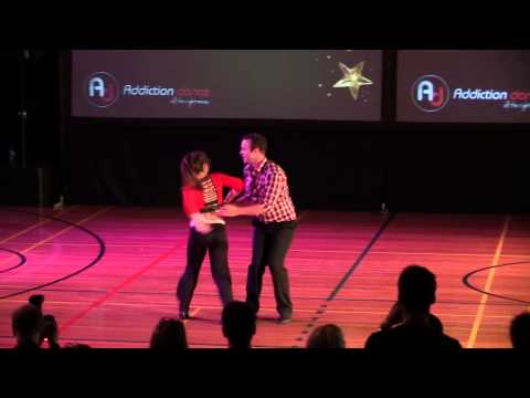 Ceroc Waikato 2014 -ShowCase Debbie and Dan