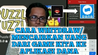 CARA WHITDRAW/MENCAIRKAN UANG DARI GAME KITA KE APLIKASI DANA