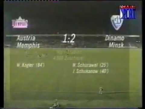 12-9-1995 (CUEFA) Austria Viena:1 vs Dinamo Minsk (Bielorrusia):2