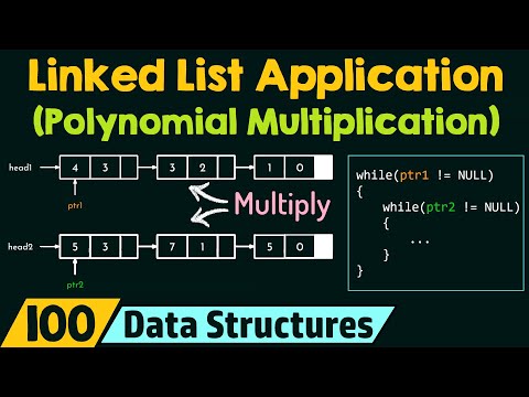 Application of Linked List Multiplication of Two Polynomials