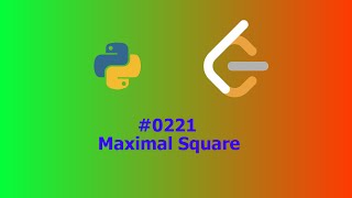 YouTube video 'No Sound Leetcode 221: Maximal Square'