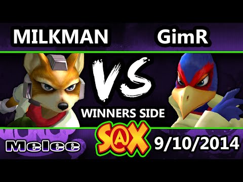 S@X - VGBC | GimR (Falco) Vs. MilkMan (Fox) SSBM Winners Bracket - Melee