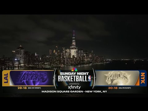 NBA on NBC: Sunday Night Basketball Intro | LAL@NYK | 02/1/2026