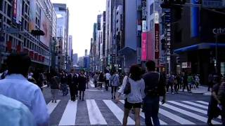 preview picture of video 'taking a walk through the Ginza on holiday'