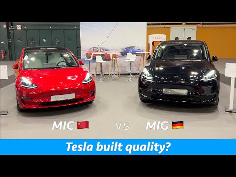 Tesla Model 3 vs Model Y - Built quality (China vs Germany) Who is BETTER?