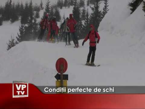 Condiţii perfecte pentru schi