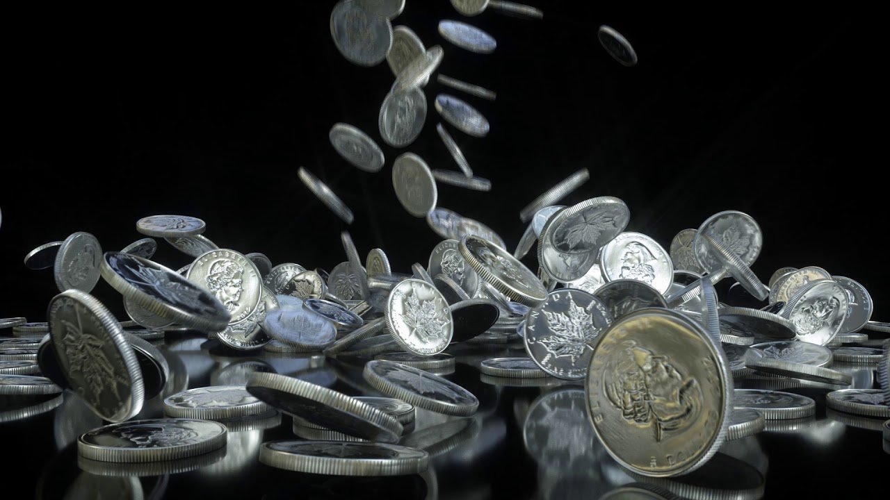 Falling Coins / Free Stock Footage