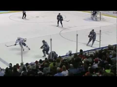 Matt Bradley crushes Dominic Moore