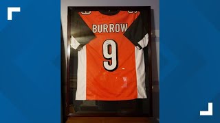 Joe Burrow jersey focus of raffle to fight domestic violence