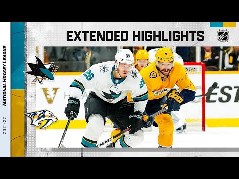 San Jose Sharks vs Nashville Predators, Oct 26, 2021 HIGHLIGHTS