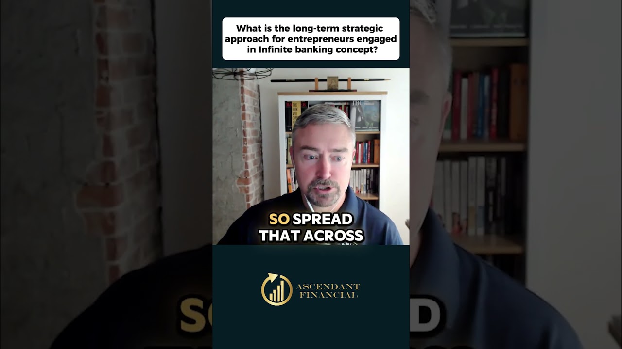 What is the long term strategic approach for entrepreneurs engaged in Infinite banking concept?: YouTube Thumbnail