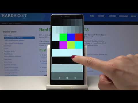 TEST MODE SONY Xperia L3 - Hardware Test Menu