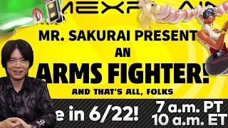 Smash Bros. DLC Reveal Incoming! Sakurai to Showcase ARMS Fighter in 35 Min Presentation!