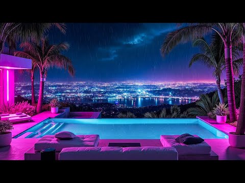 Chill City Night 🌃 Lofi Chill Beats for Relaxation / Stress Relief / Anxiety ☔ Lofi Rain Playlist