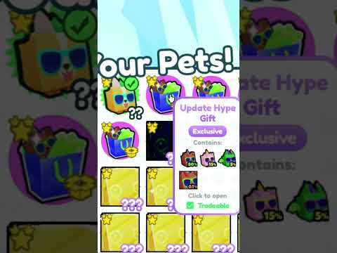 Free Exclusive Gifts... Pet Simulator X Roblox #shorts