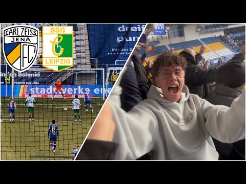 FC Carl Zeiss Jena vs Chemie Leipzig - Stadium vlog