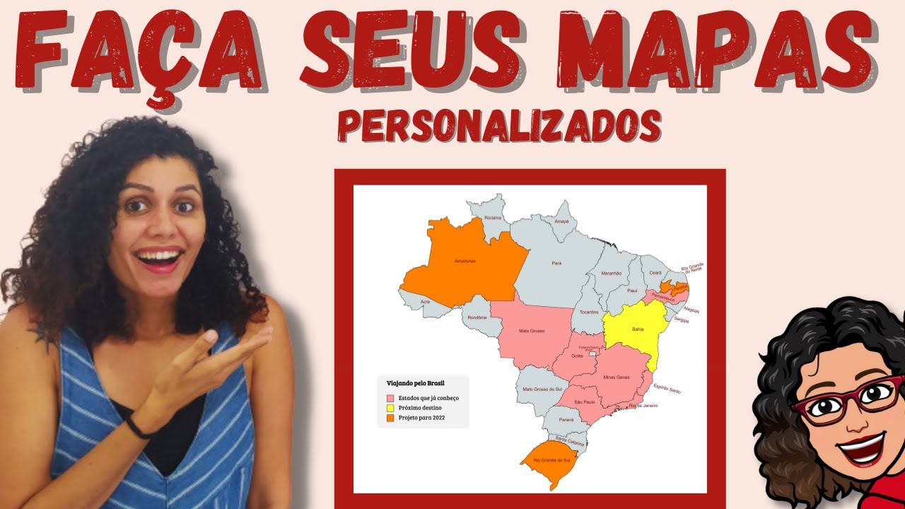 Como fazer um mapa personalizado : mapchart