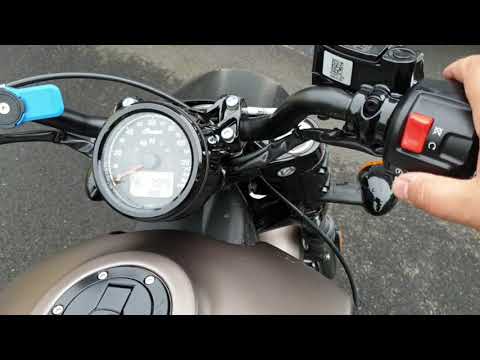 Indian Scout Bobber with Stock & Vance & Hines exhaust