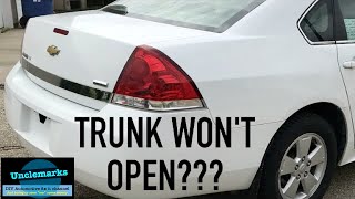 How to fix a power trunk Impala (EP 142) This is a temporary fix