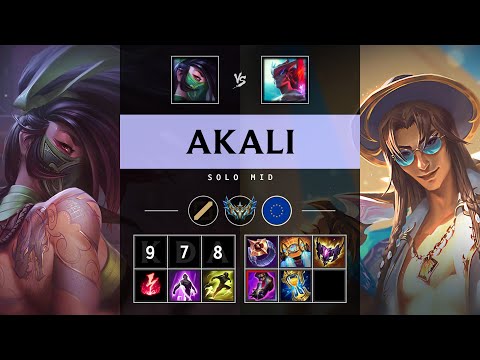 Akali Mid vs Yone - EUW Challenger Patch 25.18