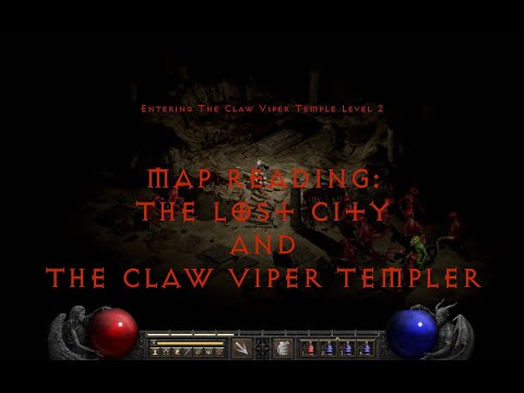 [D2R] Map Reading - Lost City & Claw Viper Temple - Getting Ready for Ladder!