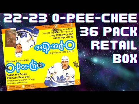 2022-23 Upper Deck O-Pee-Chee Hockey 36 Pack Retail Box Break and Review