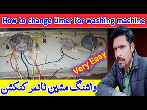 Washing Machine Timer Connections | how to fix timer